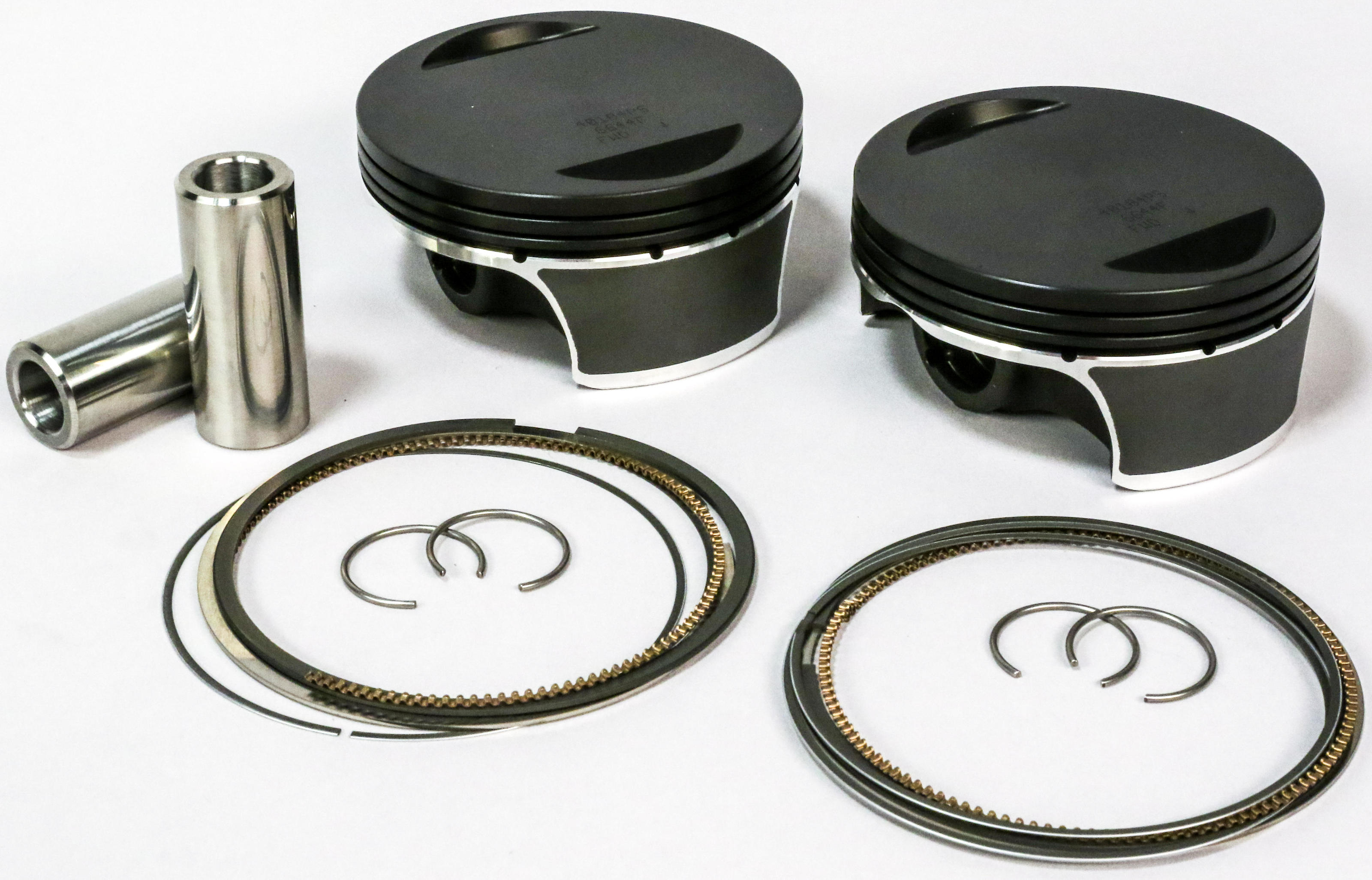 High Performance Forged Pro Lite Piston Kit - Black Edition M-8 114" Piston - Click Image to Close