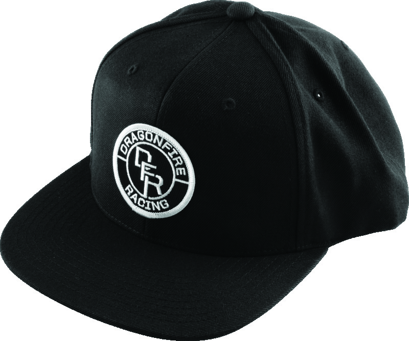 DragonFire Racing Hat Dfr Patch Flatbill Blk - Click Image to Close