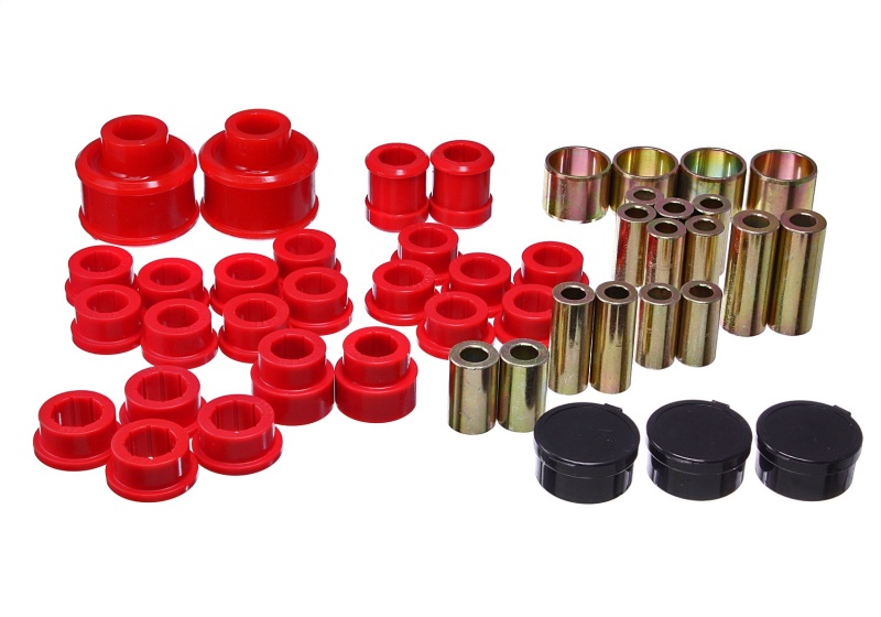 Rear Control Arm Bushing Set - Red - For 05-09 Subaru Legacy - Click Image to Close