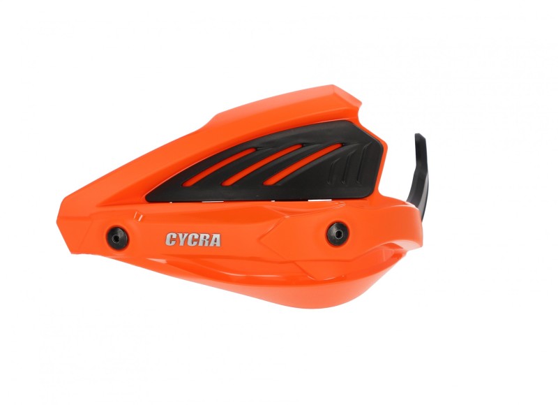 Cycra Voyager Dual Road Handguards Orange/Black - Click Image to Close