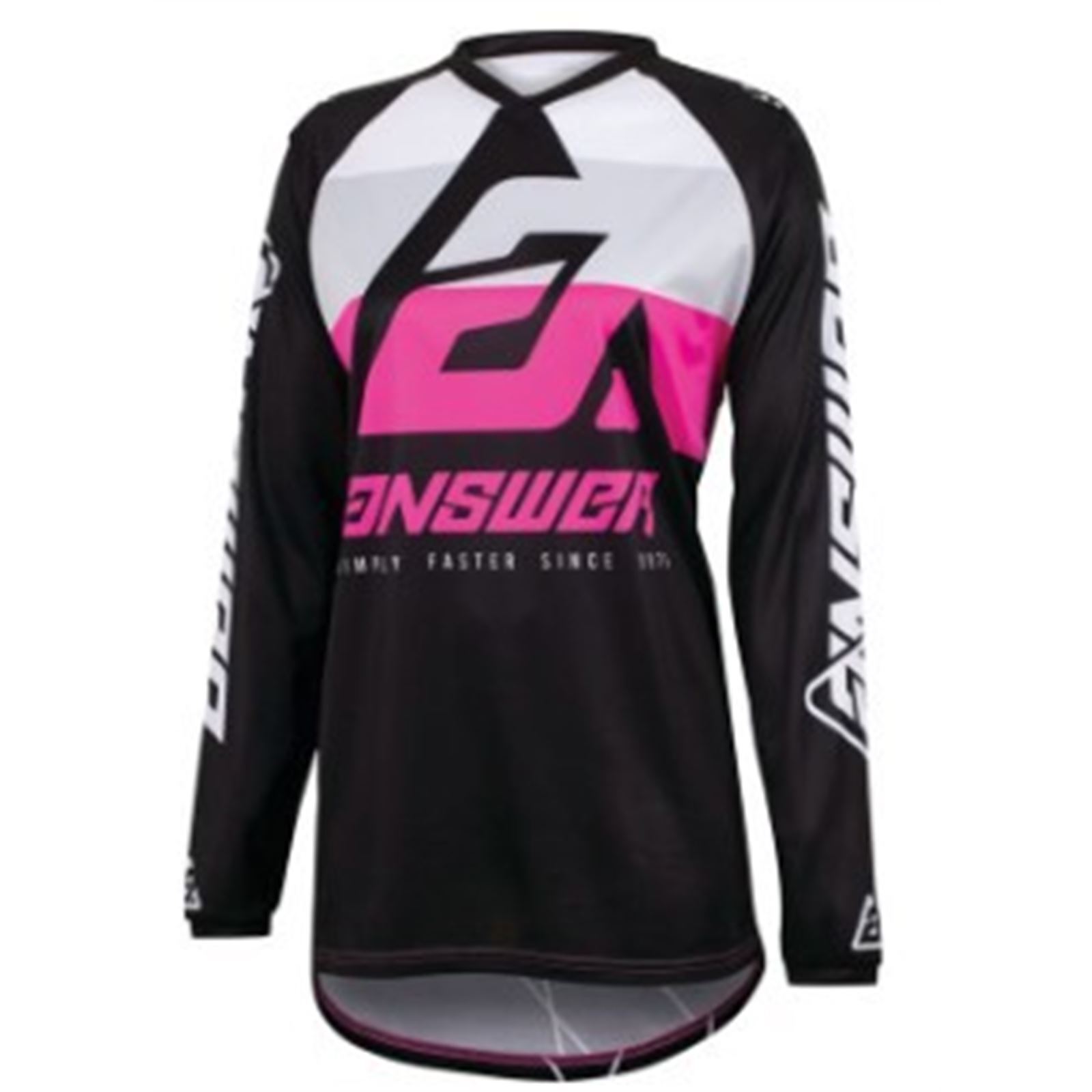 23 Syncron CC Jersey Black/White/Rhodamine Youth - XL - Click Image to Close