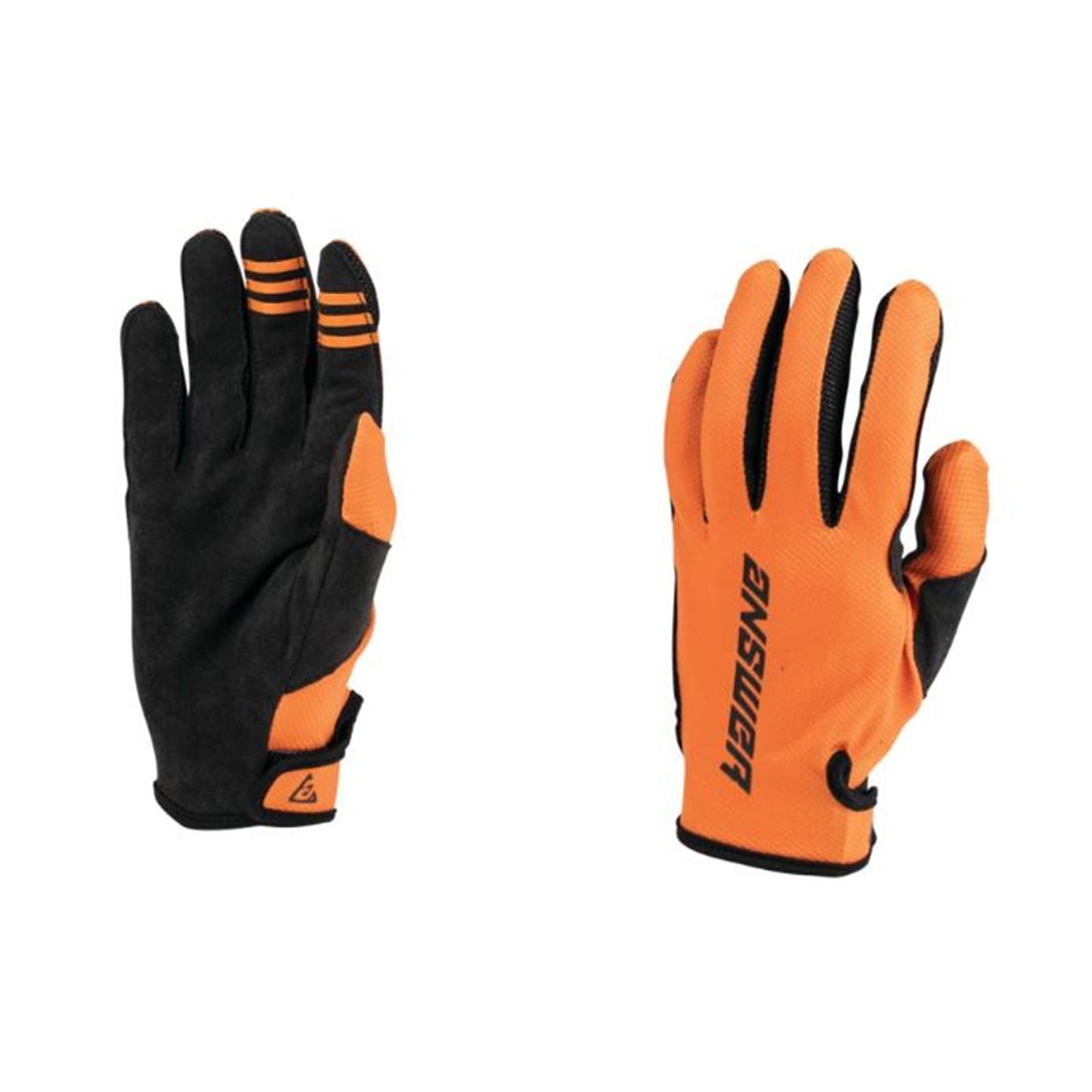 Answer 23 Ascent Glove Orange/Black Youth - Large - Click Image to Close