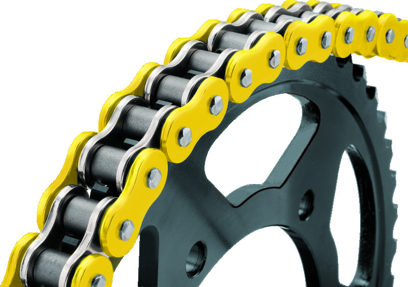 BikeMaster 530x120 BMXR O-Ring Chain - Yellow - Click Image to Close