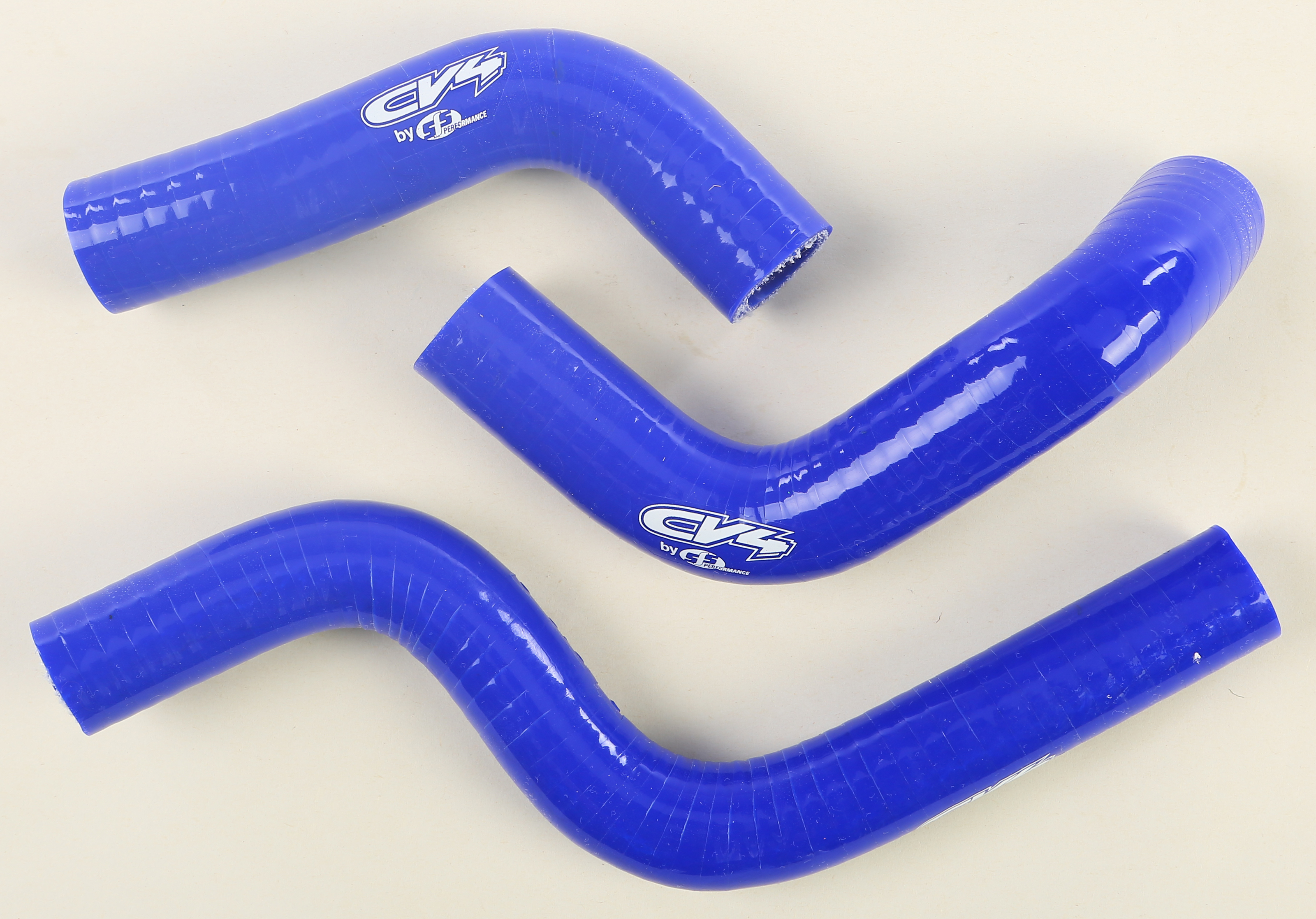 Radiator Hose Kit Blue - For 14-20 Kawasaki KX85 KX100 - Click Image to Close