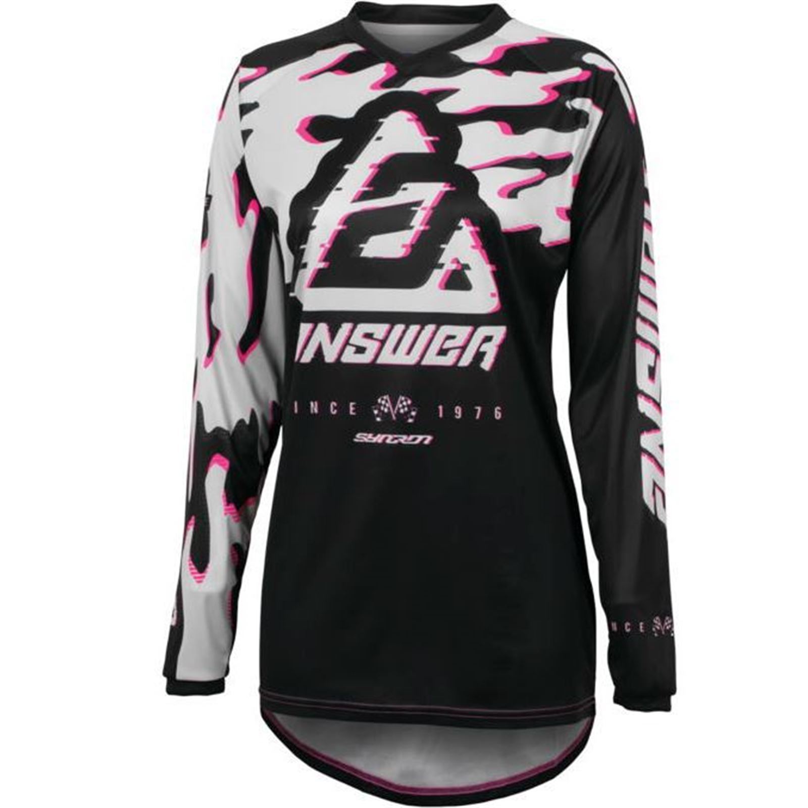 23.5 Syncron Meltdown Jersey Black/Magenta/Grey Womens - XL - Click Image to Close