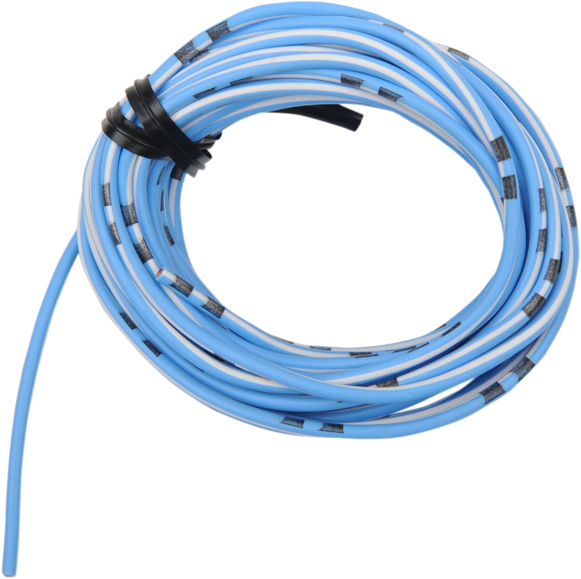 13' Color Match Electrical Wire - Blue / White 14A/12V 20AWG - Click Image to Close