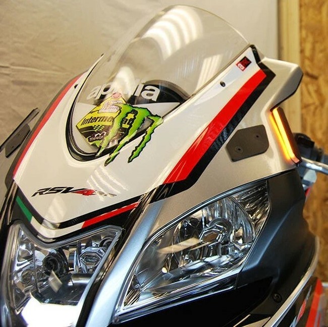 09-20 Aprilia RSV4 Front Turn Signals - Click Image to Close