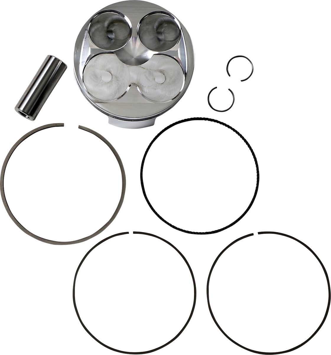 JE Pistons Piston Kit Std 13.0:1 Fits Suzuki RMZ450 - Click Image to Close