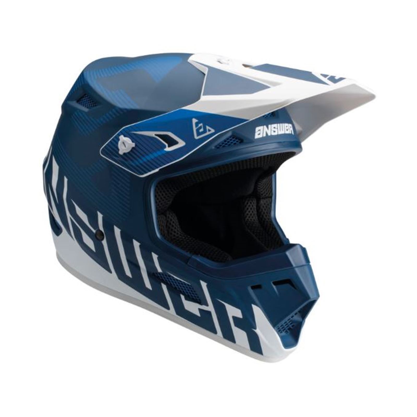 AR1 V2 Bold Helmet Blue/White Youth - Medium - Click Image to Close