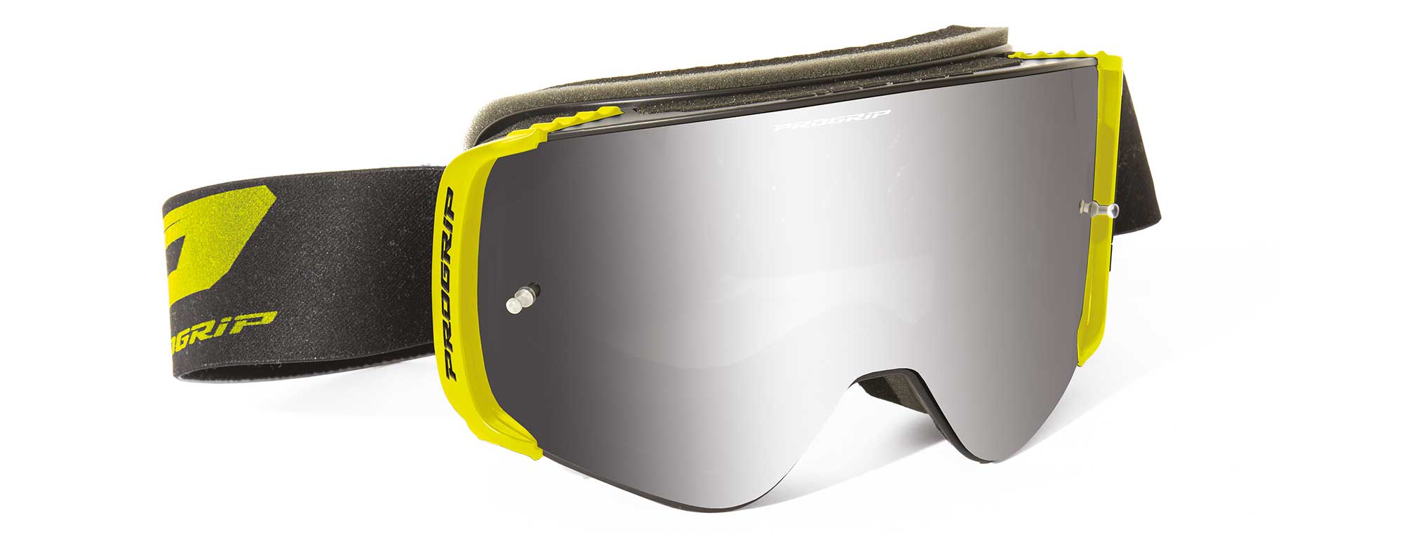 3206 Advanced MX Goggles - Yellow w/ Magnetic Silver Iridium Lens - Magnetic Lens for fast and easy lens changes - Click Image to Close