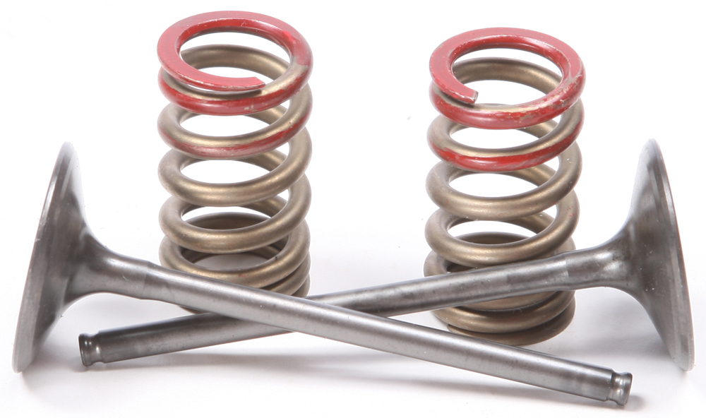 Steel Intake Valve/Spring Kit - For 04-08 RMZ250 07-08 KX250F - Click Image to Close