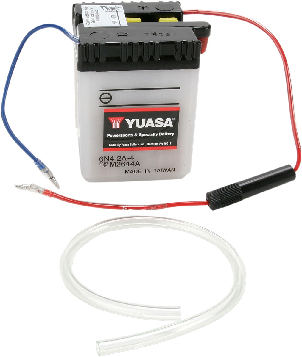 Conventional Batteries - 6N4-2A-4 Yuasa Battery - Click Image to Close