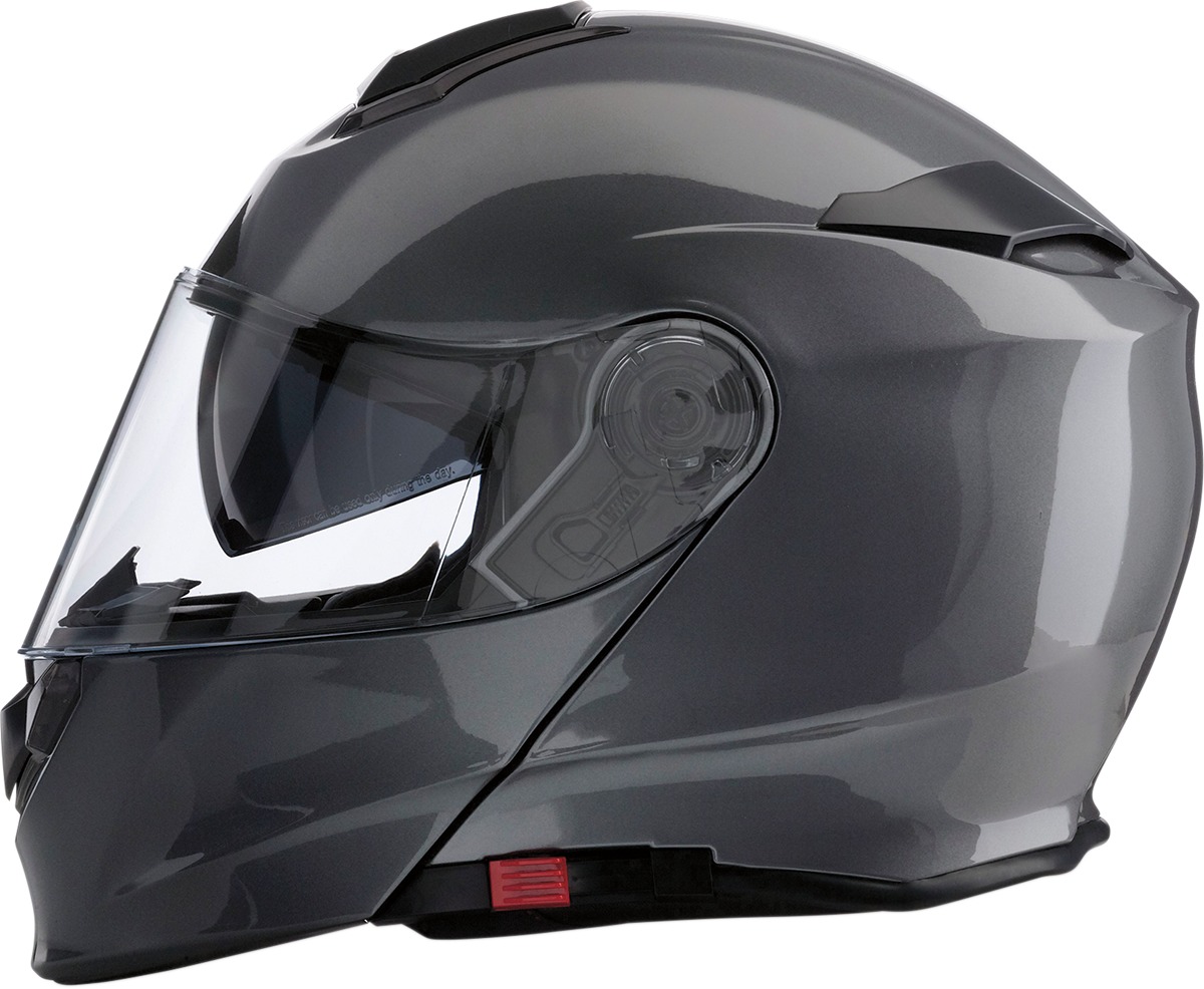 Solaris Modular Street Helmet Gloss Silver 4X-Large - Click Image to Close