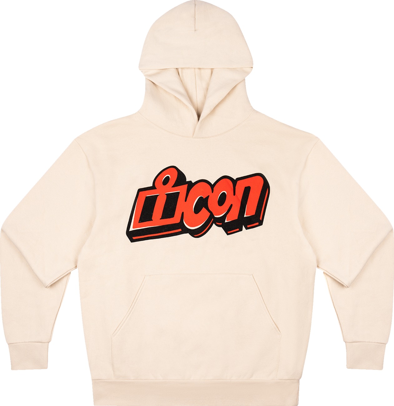 ICON ReDoodle Hoodie - Ultra-soft hoodie with screen print graphic - Click Image to Close