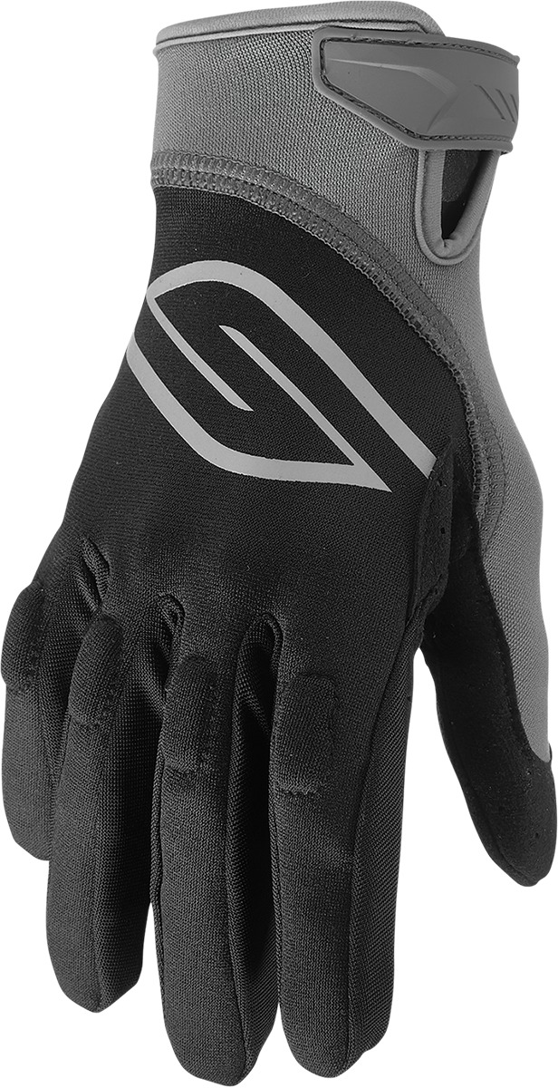 Circuit Perforated Watercraft Gloves - Black/Charcoal Unisex Adult Large - Click Image to Close