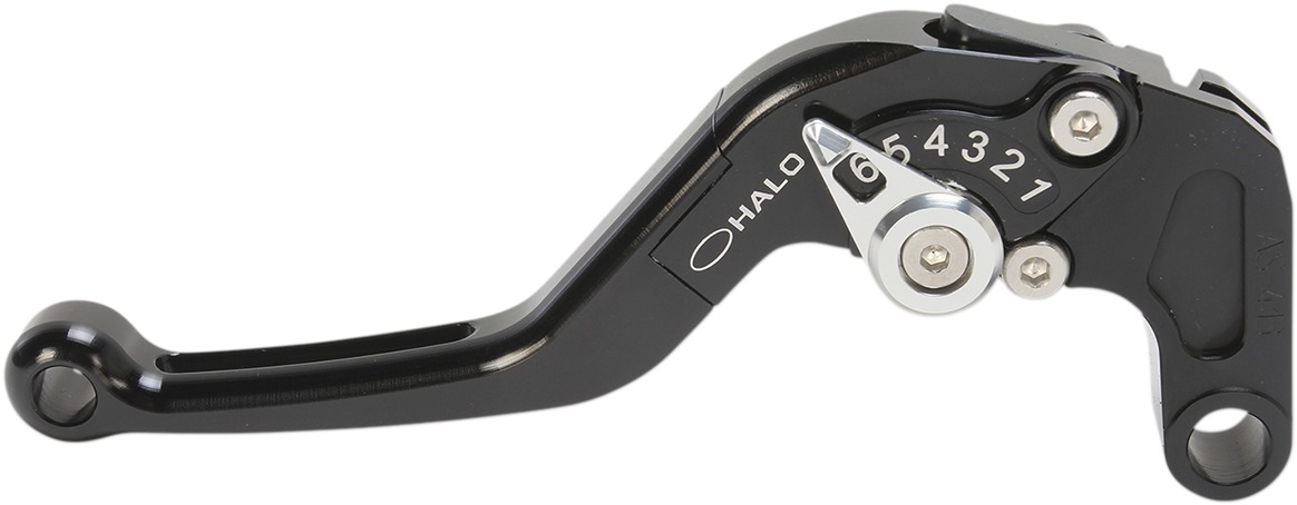 Halo Adjustable Folding Clutch Lever - Black - For FJ09 GSXS GSXR - Click Image to Close