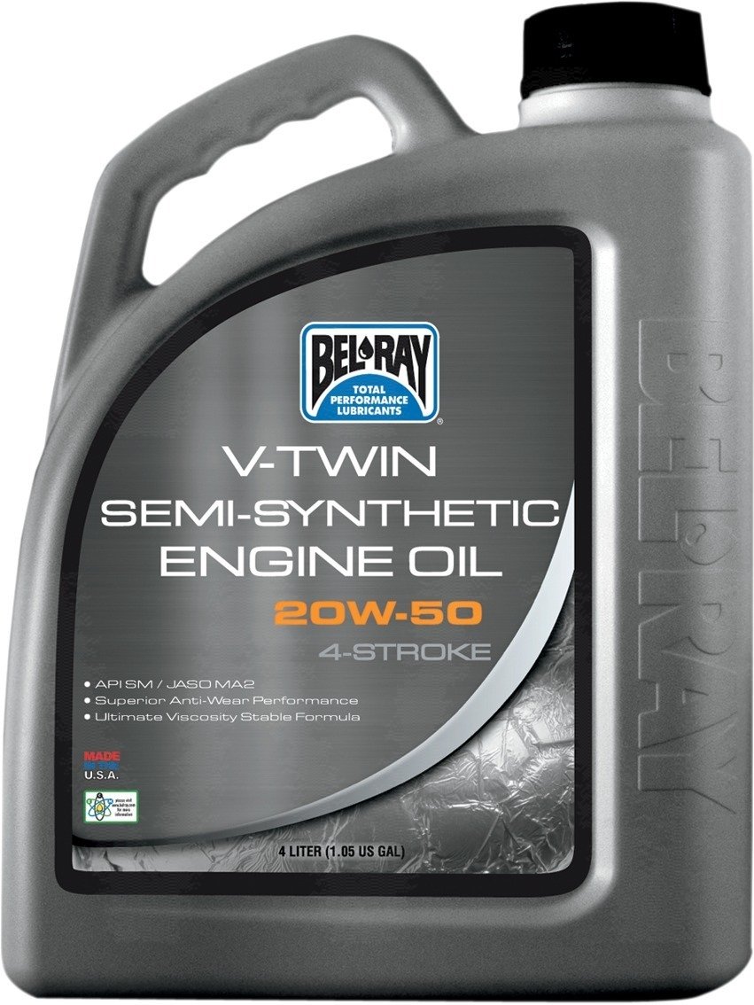 BEL-RAY - OIL VTWIN SEMI 20W50 4L - Click Image to Close