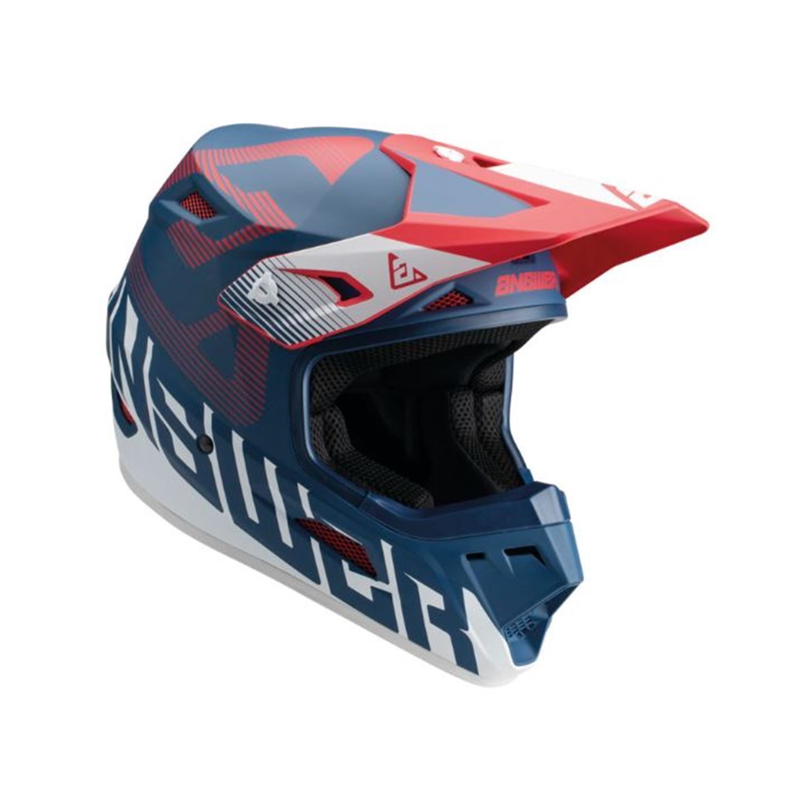 Answer AR1 V2 Bold Helmet Red/White/Blue - Medium - Click Image to Close