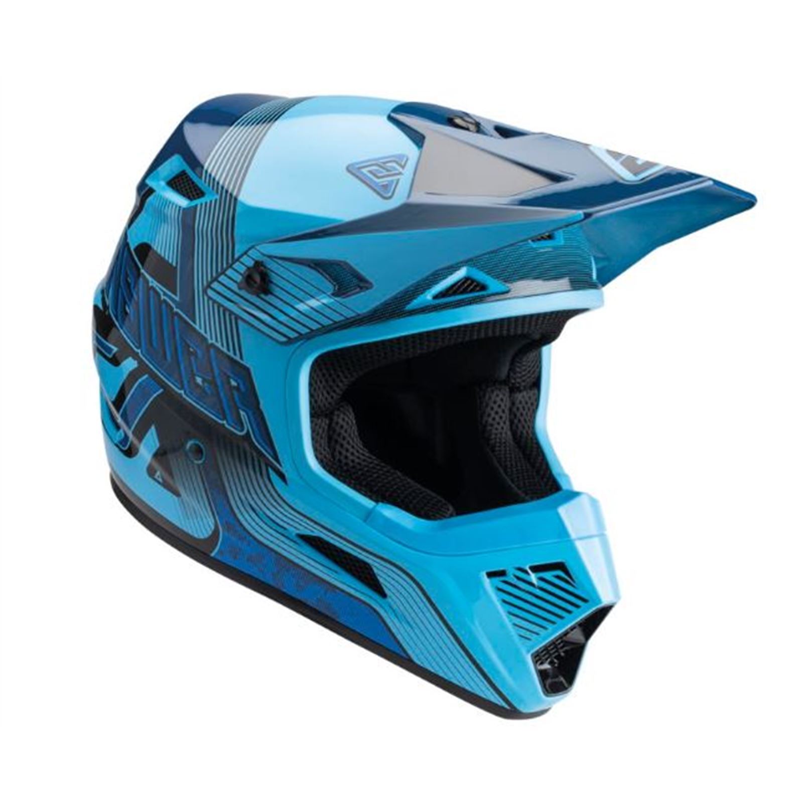 AR1 Vendetta Helmet Blue/Dark Blue Youth - Small - Click Image to Close