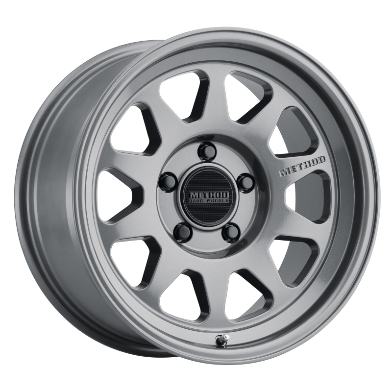 MR316 17x8.5 0mm Offset 5x150 110.5mm CB Gloss Titanium Wheel - Click Image to Close