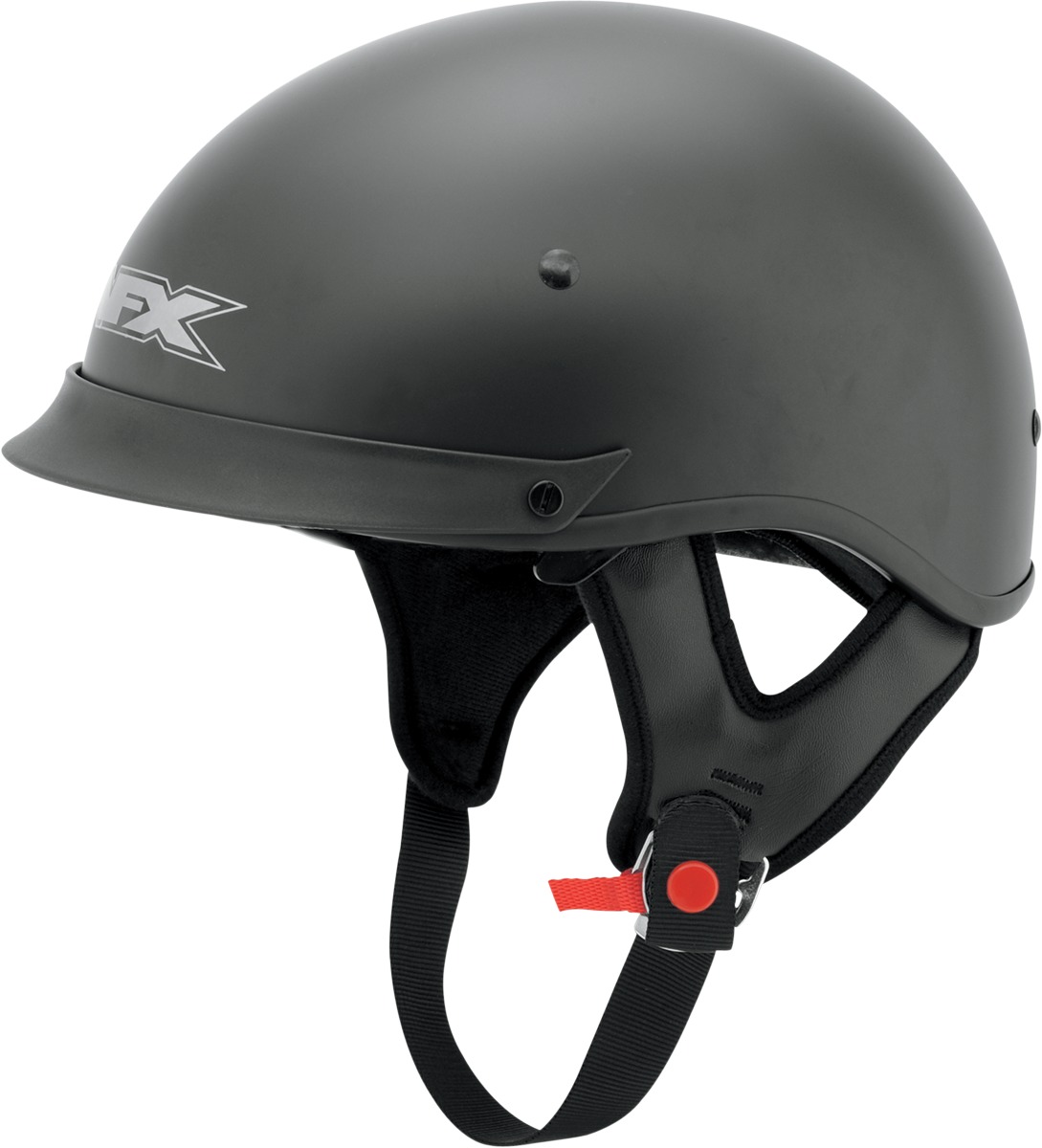 FX-72 Half Helmet Matte Black 2X-Large - Click Image to Close