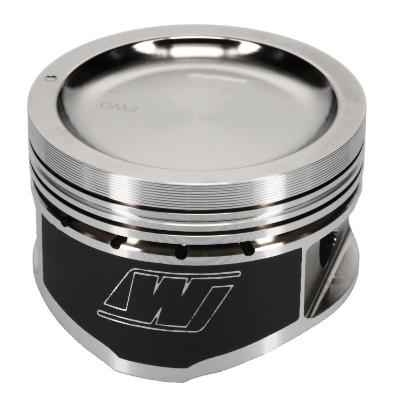 Wiseco Dished 10.6:1 CR 89.5mm Piston Kit Fits Nissan KA24 - Click Image to Close