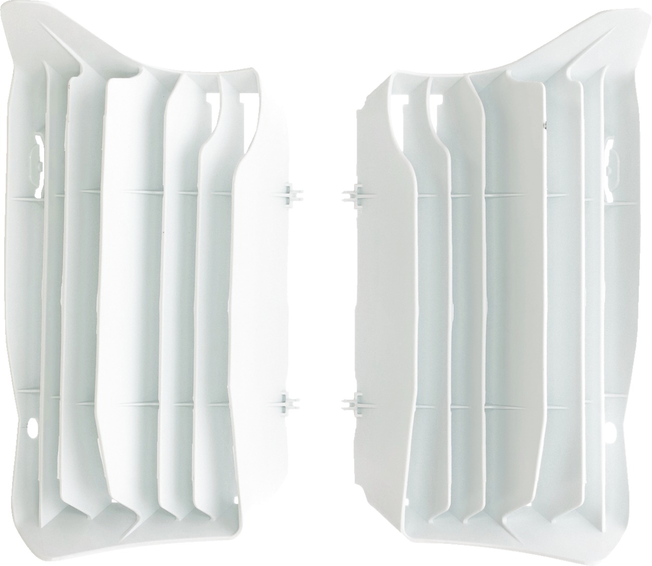 White Radiator Louvers - Click Image to Close