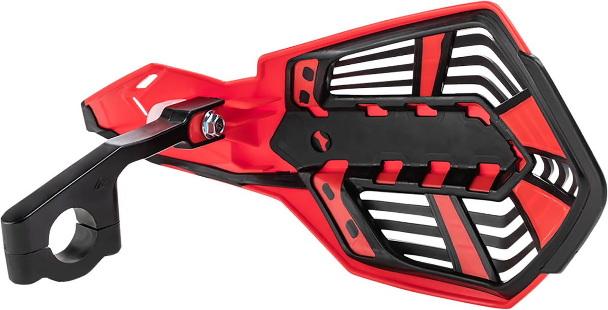 X-Future Handguards - Red & Black - w/ Universal Bar Mount Kit - Click Image to Close