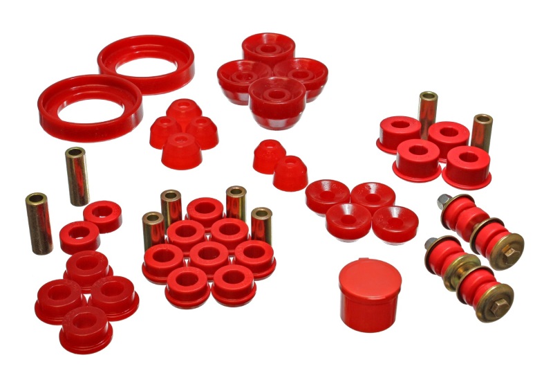 94-97 Honda Accord/Odyssey Red Hyper-Flex Master Bushing Set - Click Image to Close