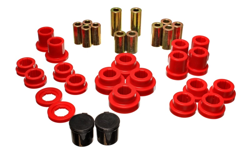 00-09 Honda S2000 Red Rear End Control Arm Bushing Set - Click Image to Close