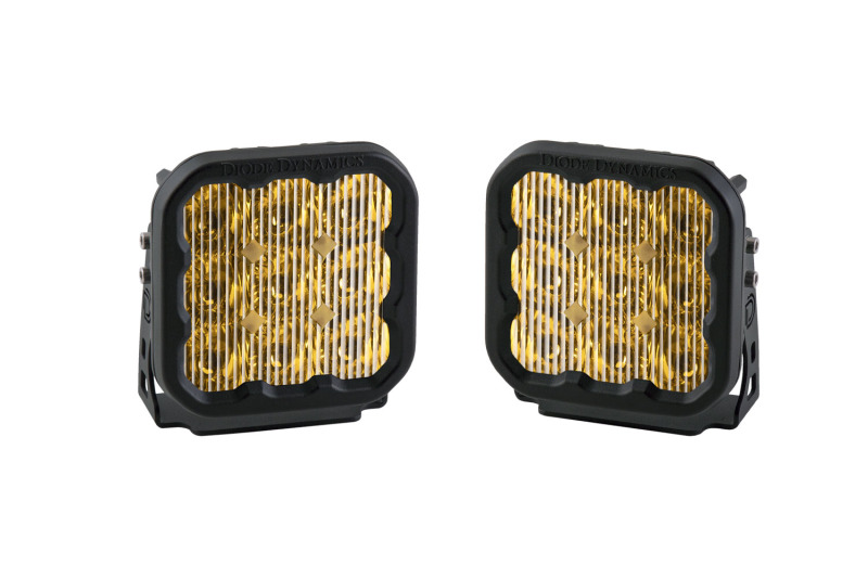 SS5 LED Pod Sport - Yellow Driving (Pair) - Click Image to Close