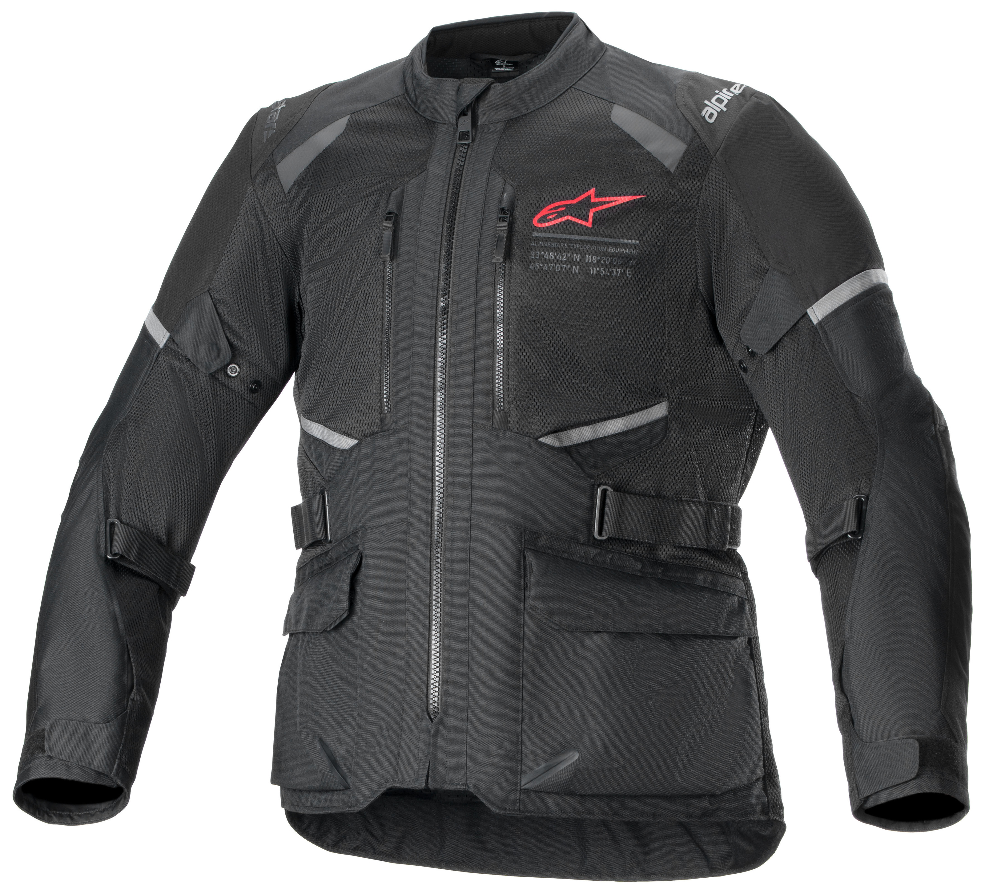 Alpinestars Andes Air DS Jacket Black XLG - Black DS jacket, size XLG - Click Image to Close