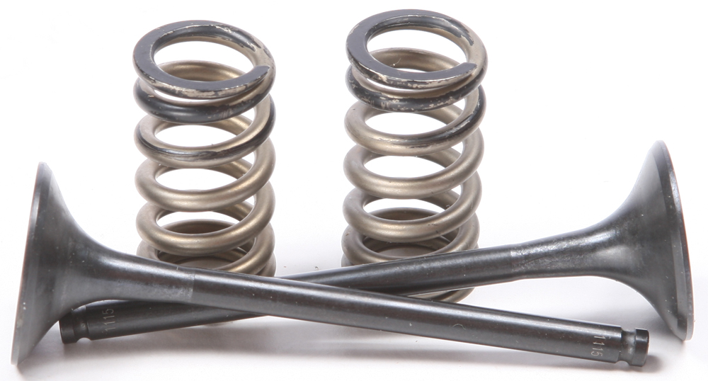 Steel Exhaust Valve/Spring Kit - For 12-16 KTM 350 EXCF Husqvarna FE - Click Image to Close