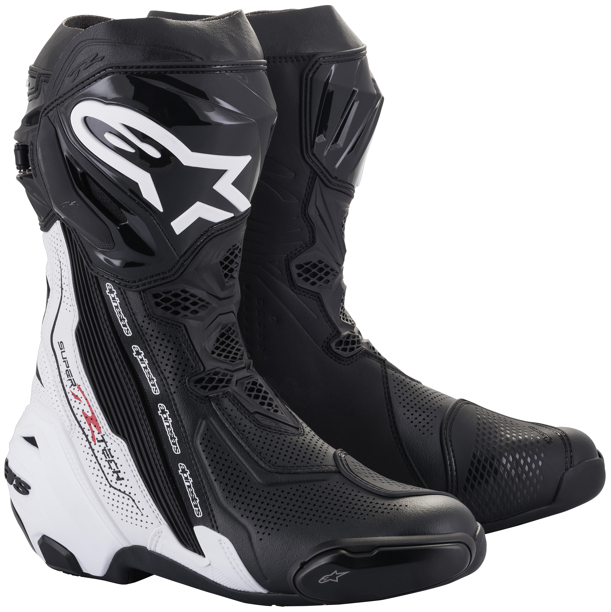 Alpinestars Supertech R V2 Boots Size 43 For VN BKWH - Supertech R V2 boots, size 43 - Click Image to Close