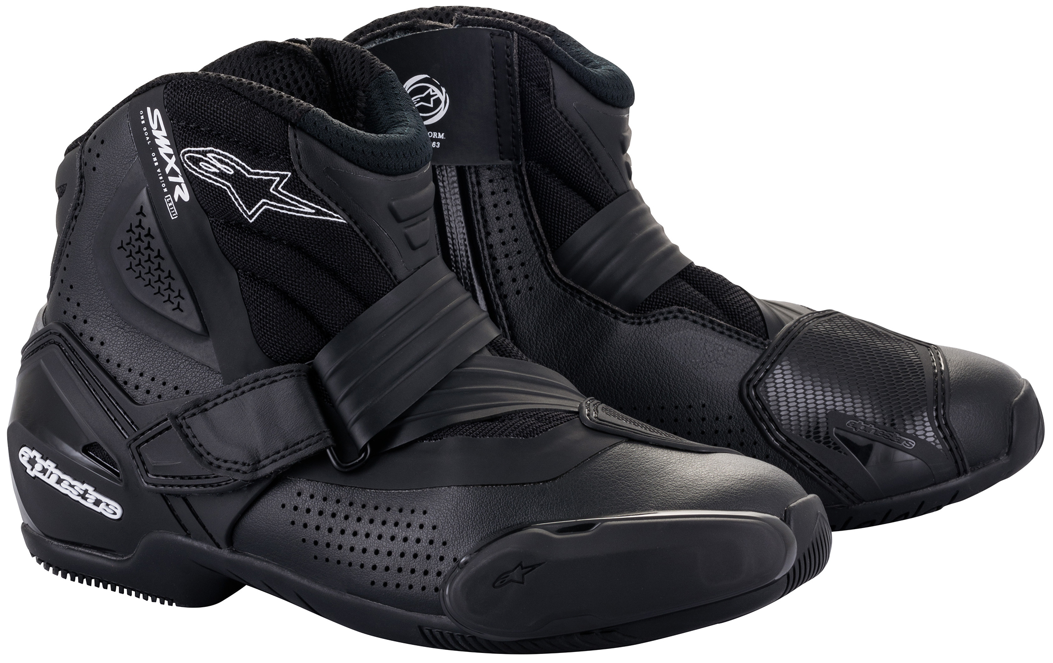 ALPINESTARS SMX-1 R V2 Boot Black Size 50 - Click Image to Close