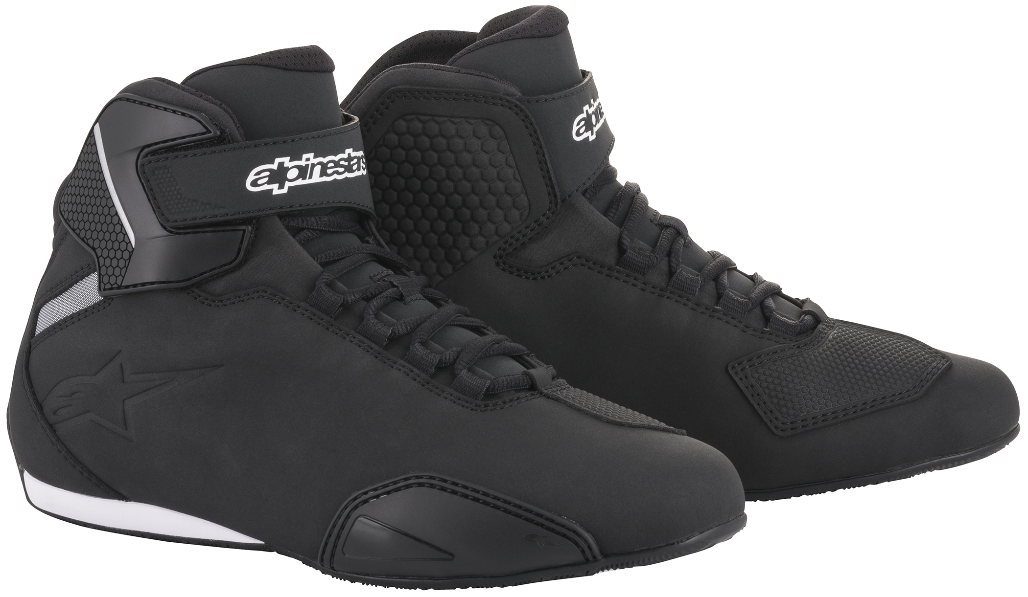 Alpinestars Sektor Shoe Black Size 8.5 - Universal Alpinestars Sektor Shoe Black - Click Image to Close