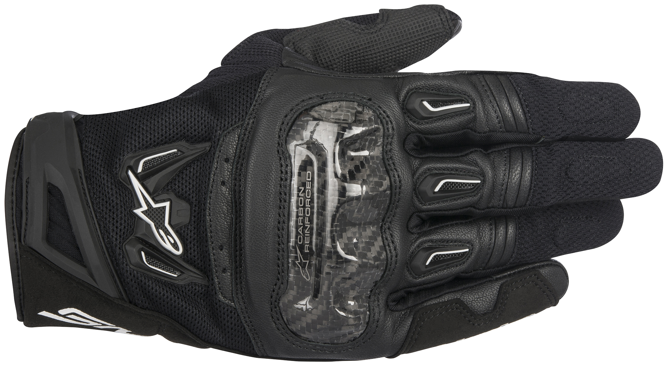 Alpinestars SMX-2 Air V2 Gloves Black Medium - SMX-2 Air V2 Gloves For Medium Hands - Click Image to Close