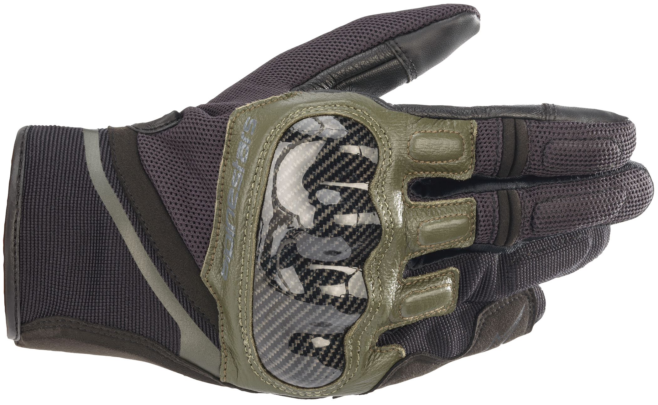 Alpinestars Chrome Glove Black/Forest XL - Glove Black/Forest For XL size - Click Image to Close