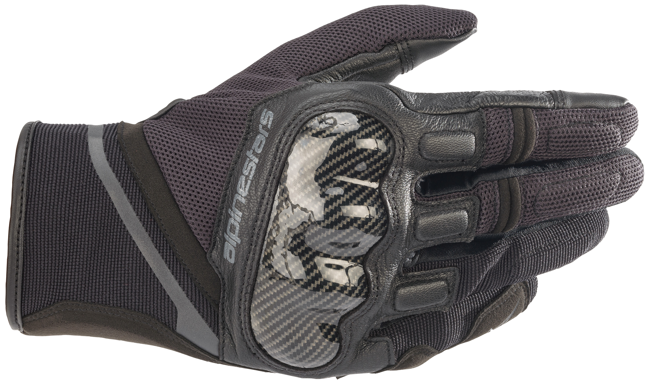 Alpinestars Chrome Glove Black/Gray Large - Chrome Glove Black/Gray For Large Size - Click Image to Close