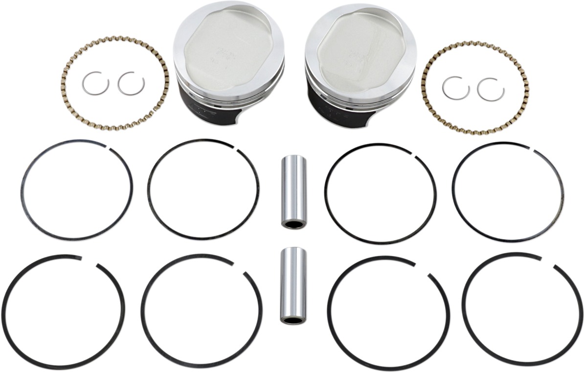 Wiseco Tracker Piston Kit +.010 10:1 CR Fits XL883-1200 - Click Image to Close