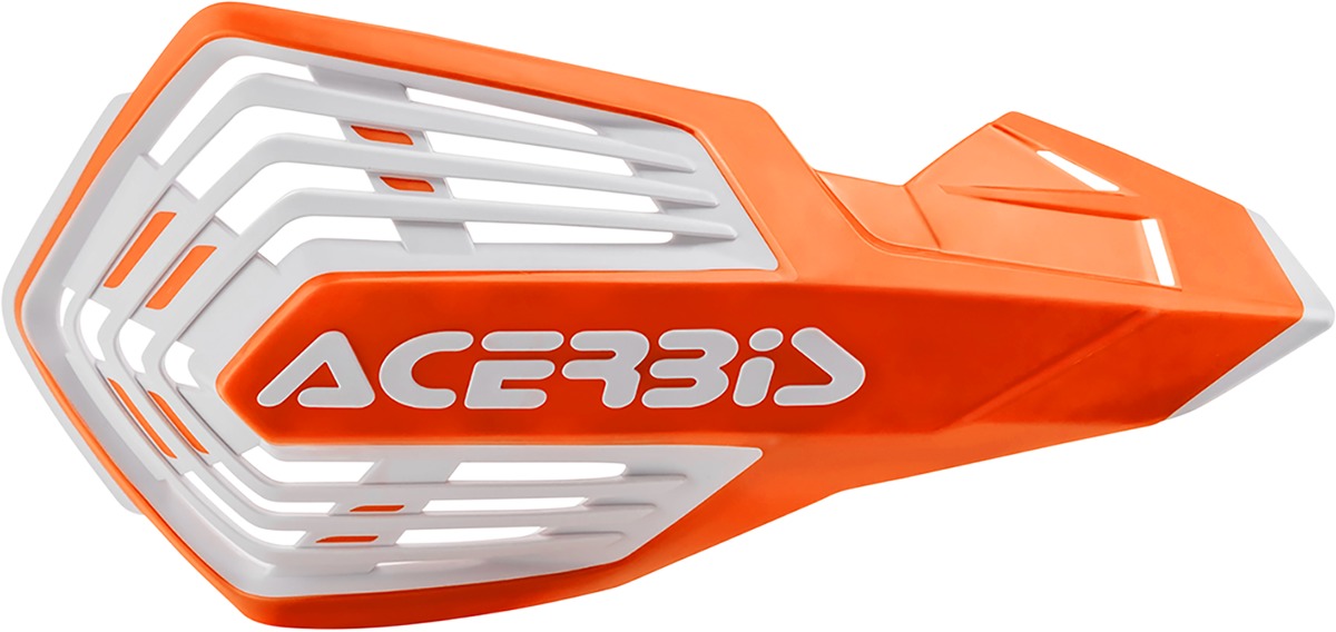 X-Future Handguards - '16 Orange & White - w/ Universal Bar Mount Kit - Click Image to Close