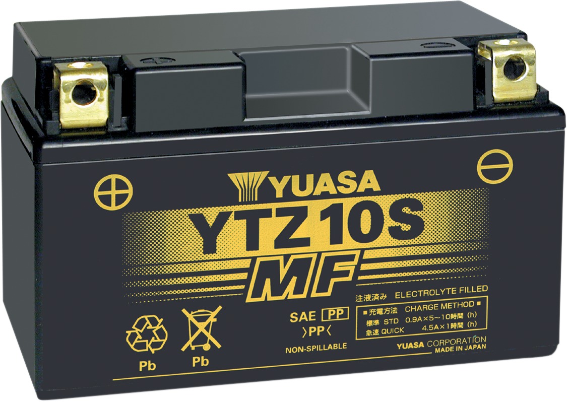 AGM Maintenance Free Battery YTZ10S - Click Image to Close