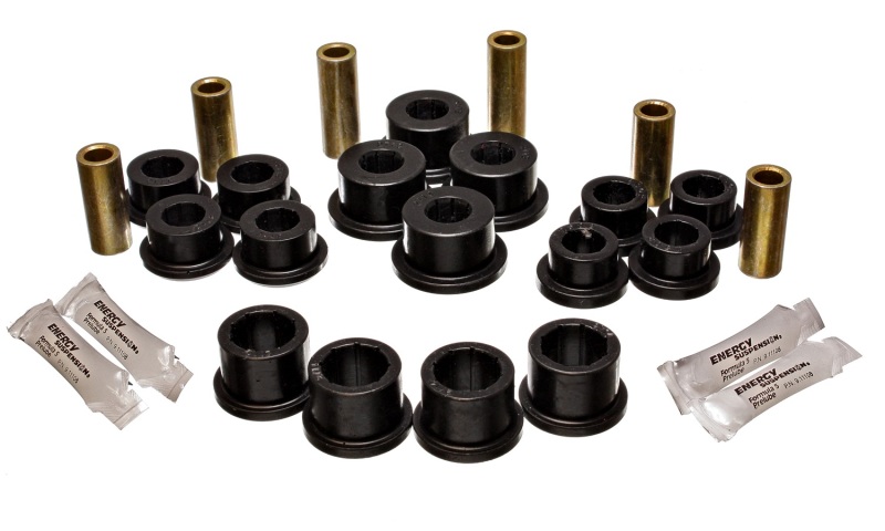 04-07 Mazda RX8 Black Rear Lateral/Trailing Arm Bushings - Click Image to Close