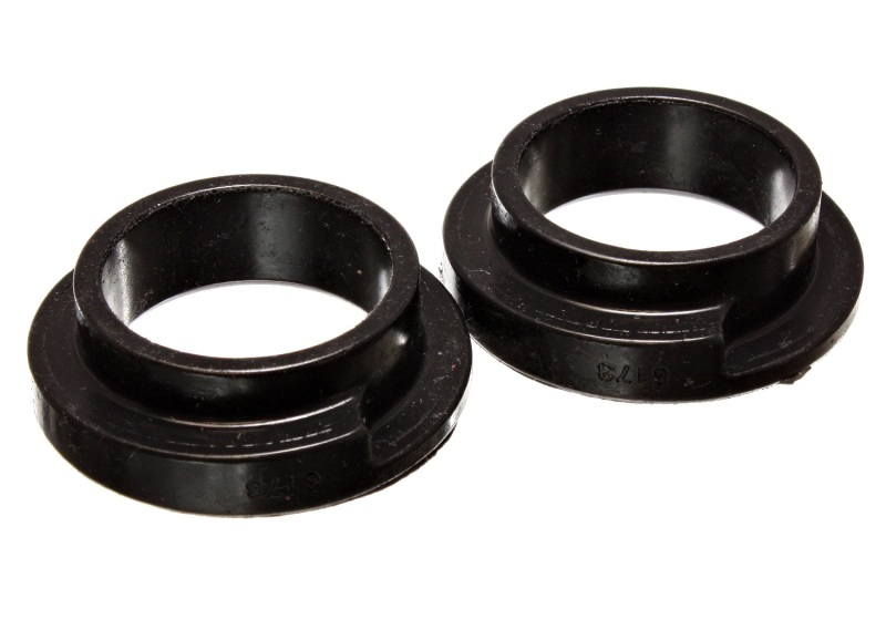 Universal 2 1/8in ID 2 1/2in OD 5/8in H Black Coil Spring Isolators (2 per set) - Click Image to Close