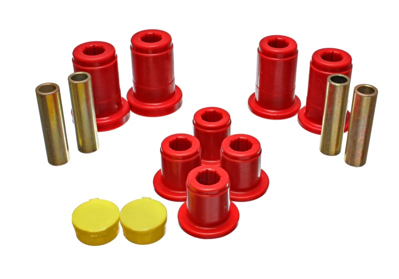 Energy Suspension Control Arm Bushing Kit - Red Fits Explorer 2WD - Click Image to Close