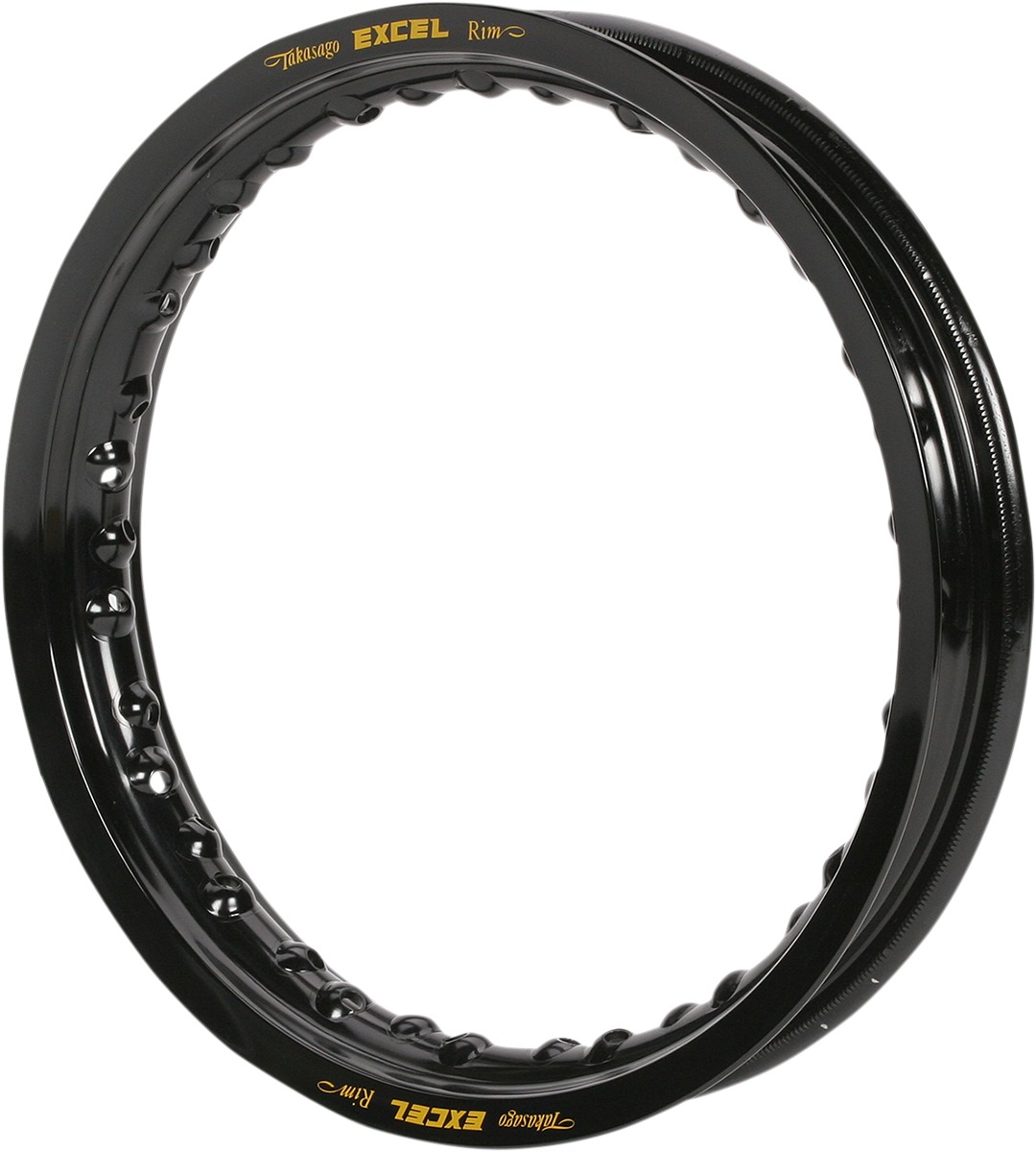 Takasago Rim 12x1.60 36H - Black - Click Image to Close