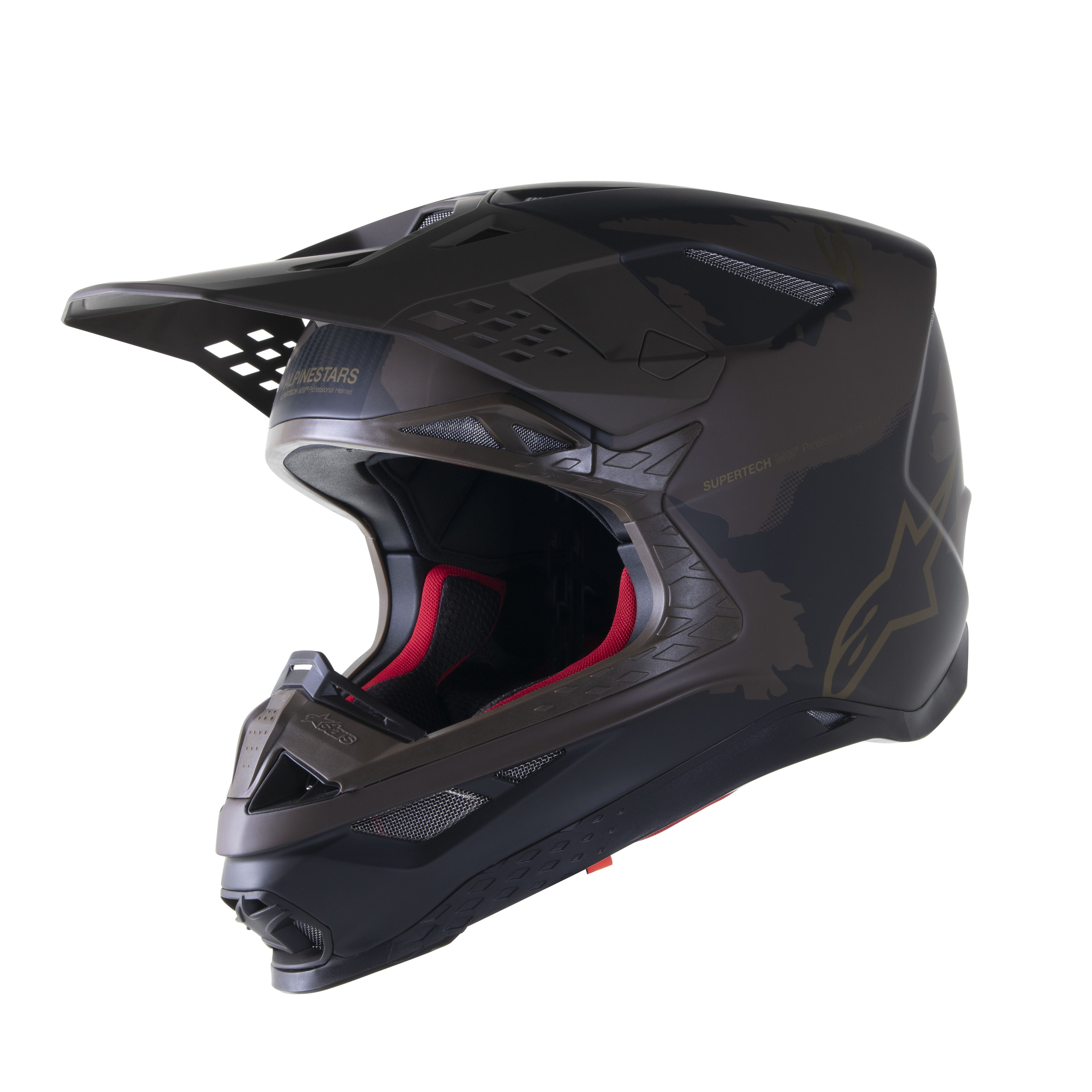 Supertech M10 Squad MIPS Helmet Dark Brown/Gold X-Large - Click Image to Close