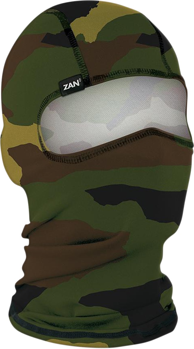 Polyester Balaclava - Balaclava Woodland Camo - Click Image to Close