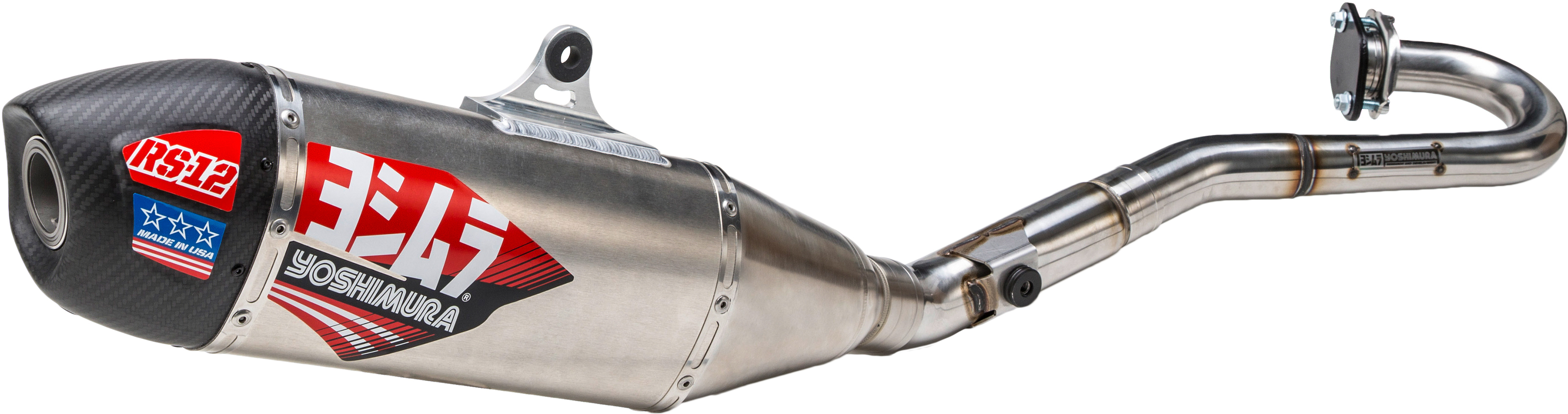 RS-12 Signature Full Exhaust CF Cap - For 18-21 Suzuki RMZ450 - Click Image to Close