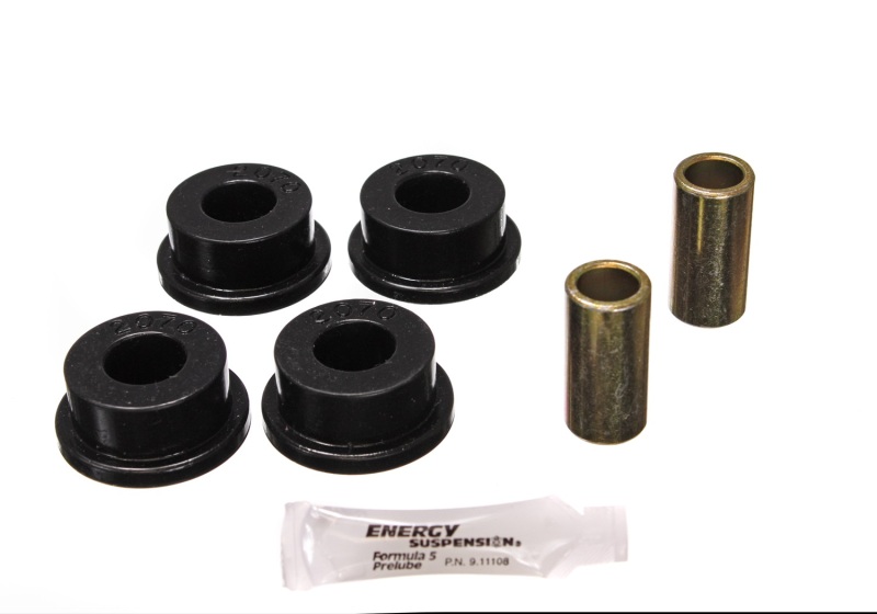 80-98 Ford F-250 4WD/F350 4WD Black Front Frame Shackle Bushing Set - Click Image to Close